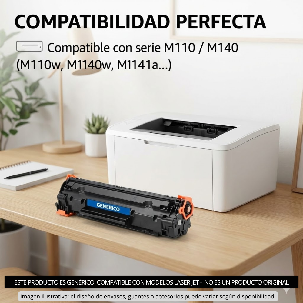 Toner Para HP 85A Negro con Chip