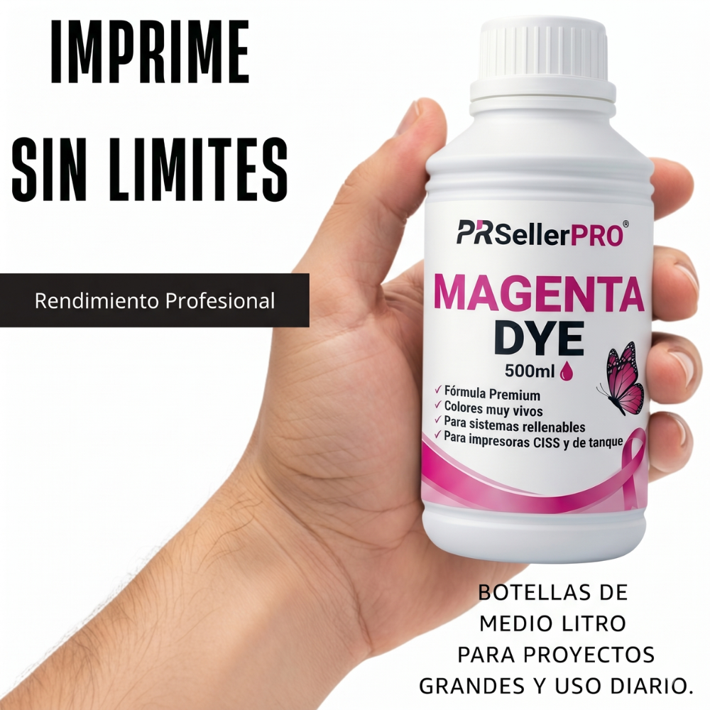 Tinta Para Brother 500ml Magenta D100 D60 5001
