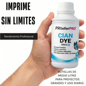 Tinta Para Epson 500ml 544 504 664 Cian