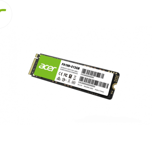 SSD Acer FA100 NVMe, 512GB, M.2, PCIe 3.0