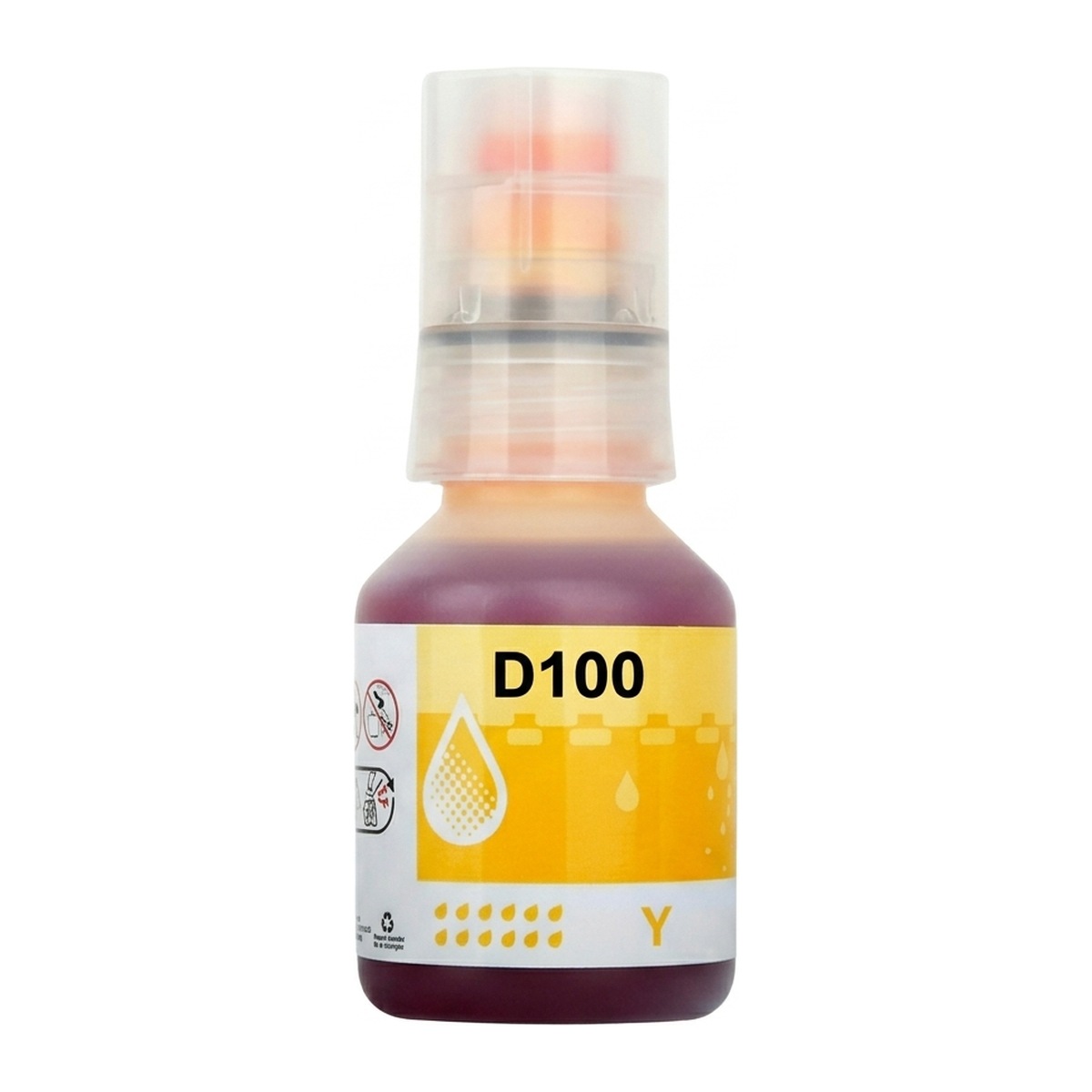 Tinta Para Brother D100 Amarilla