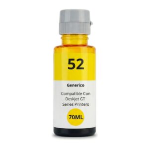 Tinta Para HP GT52 Amarilla
