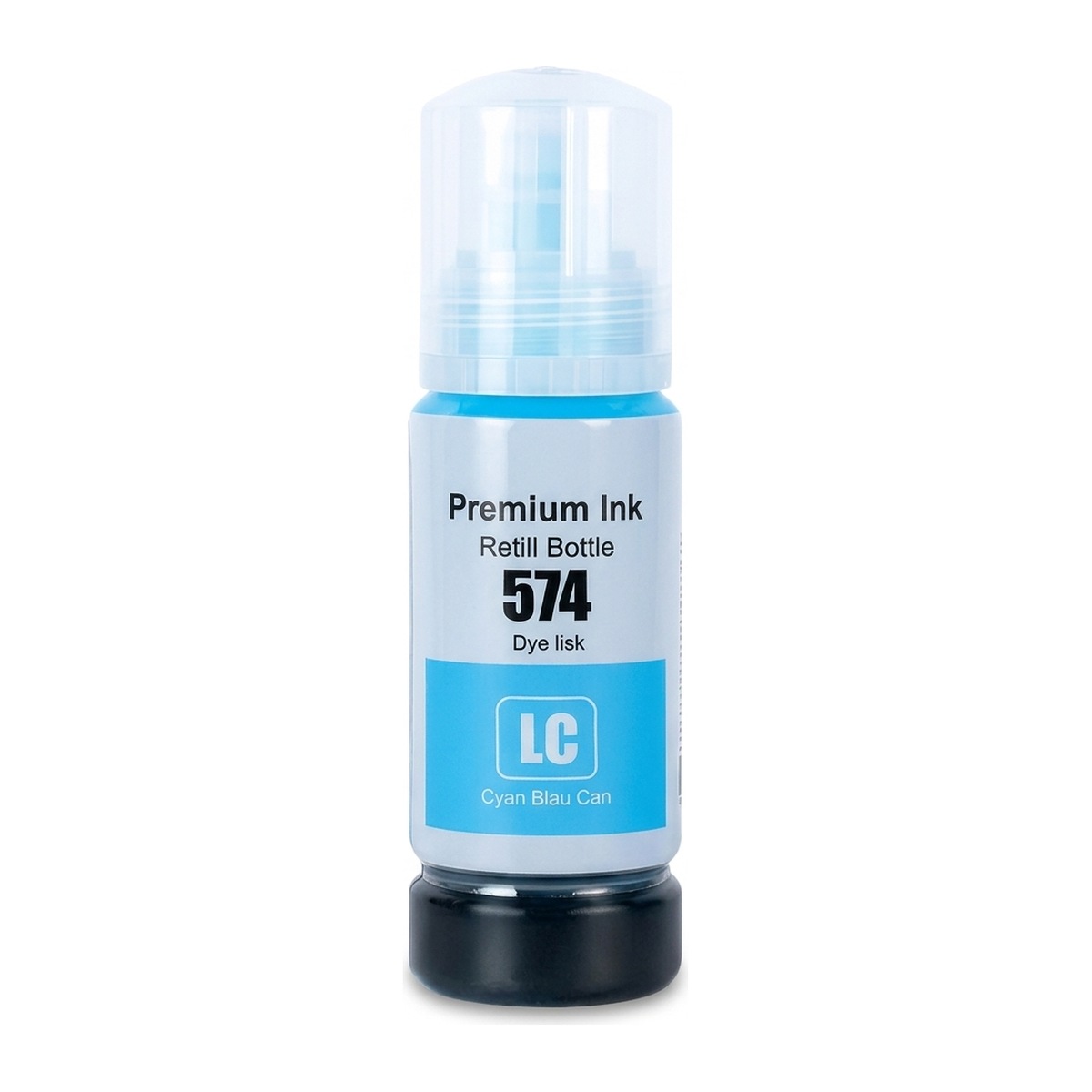 Tinta Para Epson T574 Cian Claro