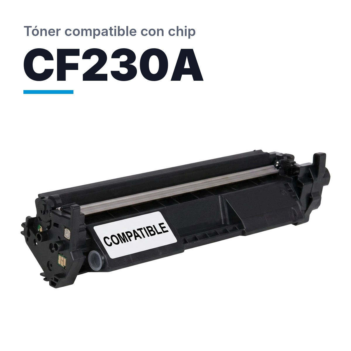 Toner Para HP 30A Negro con Chip