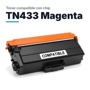 Toner Para Brother TN 433 Magenta con Chip