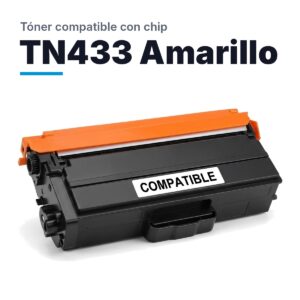 Toner Para Brother TN 433 Amarillo con Chip