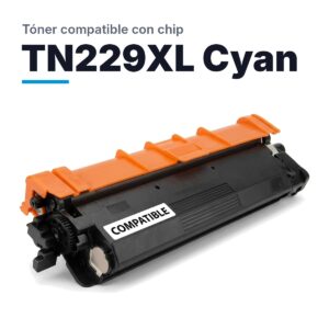 Toner Para Brother TN 229XL Cyan con Chip