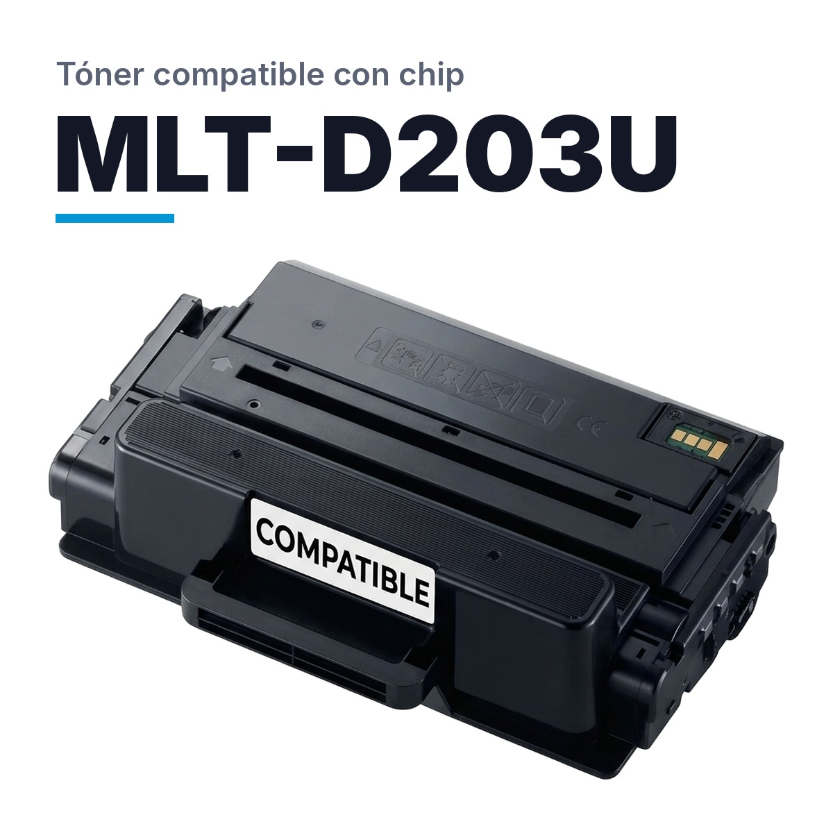 Toner Para Samsung 203U Negro con Chip
