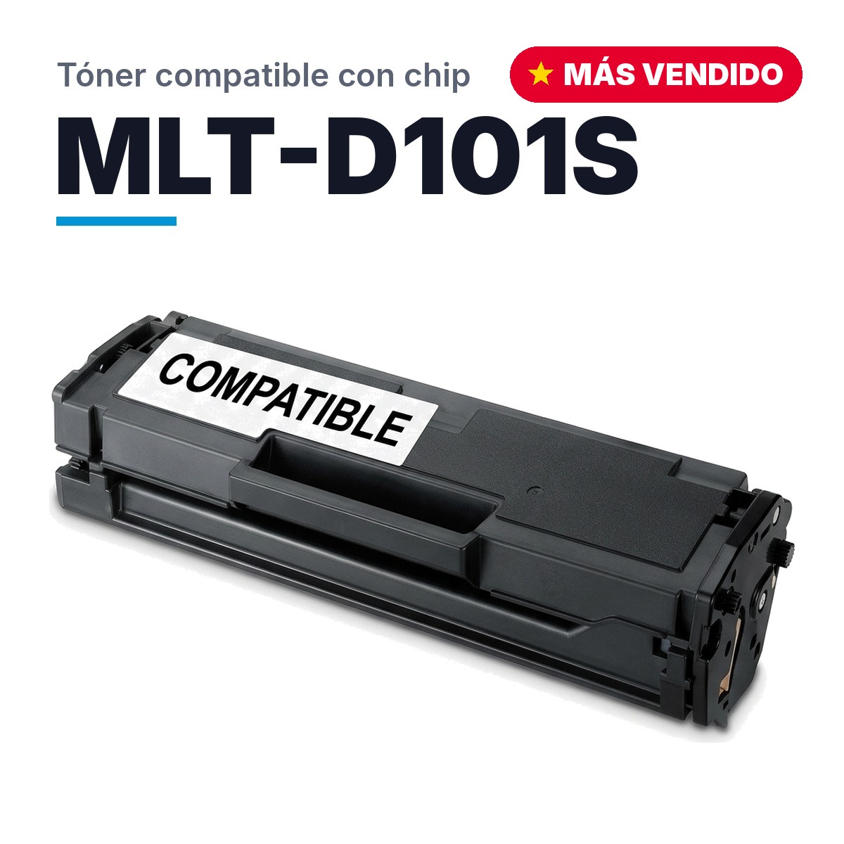 Toner Para Samsung 101 Negro con Chip